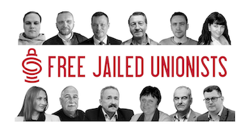 Беларусь: Прекратить репрессии против профсоюзов — немедленно освободить всех профсоюзных активистов!