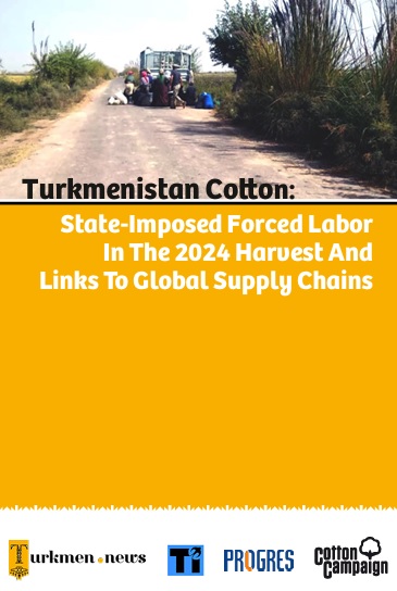 Turkmenistan Cotton: New Reporting Reveals Systemic Forced Labor, Despite Some Steps By Government To Reduce Mobilization 